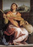Andrea del Sarto Portrait of the altar oil